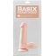 BASIX 6" DONG WITH SUCTION CUP FLESH