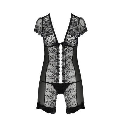 PSN JESSIE PEIGNOIR BLACK
