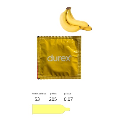 DUREX PLEASURE FRUITS 1TK BANAAN