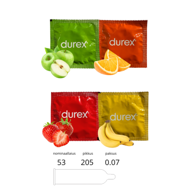 DUREX PLEASURE FRUITS 1TK BANAAN