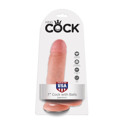 COCK WITH BALLS FLESH 7 INCH