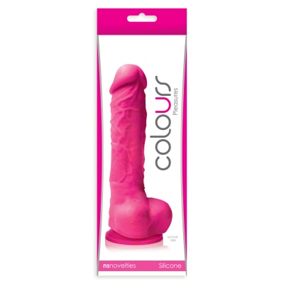 COLOURS PLEASURES 5 INCH DILDO pink
