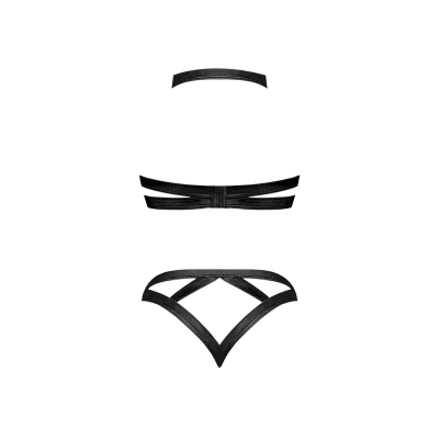 CONCORDIA STRAPPY BRA AND THONG QUEEN SIZE