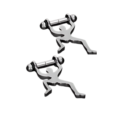 CLIMBING MAN MAGNETIC NIPPLE CLAMPS