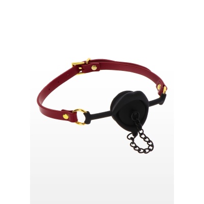 KINKY SILICONE GAG WITH PLUG - TABOOM