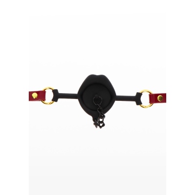 KINKY SILICONE GAG WITH PLUG - TABOOM