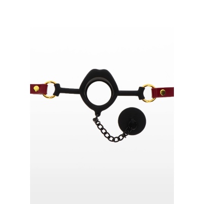 KINKY SILICONE GAG WITH PLUG - TABOOM