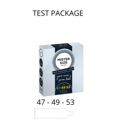 MISTER SIZE SLIM TEST PACKAGE 47-49-53