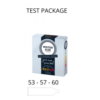 MISTER SIZE MEDIUM TEST PACKAGE 53-57-60