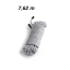 SOFT POLYESTER ROPE 7,62m BOUND - SILVER