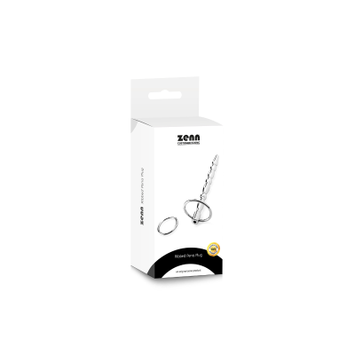 ZENN RIBBED PENIS PLUG 115 mm