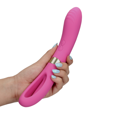 DOUBLE-SIDED FLAPPING AND G-SPOT VIBRATOR