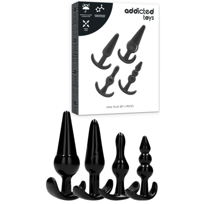 ADDICTED TOYS - SET OF 4 ANAL PLUGS ADDICTED TOYS - SET OF 4 ANAL PLUGS