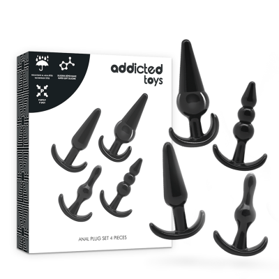 ADDICTED TOYS - SET OF 4 ANAL PLUGS ADDICTED TOYS - SET OF 4 ANAL PLUGS