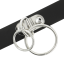 COQUETTE CHOKER WITH DOUBLE METAL RING