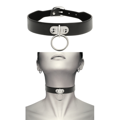 COQUETTE CHOKER WITH METAL RING
