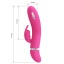 PRETTY LOVE INGRAM E-STIM RABBIT VIBRATOR 