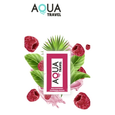RASPBERRY FLAVOR 6 ML WATERBASED LUBRICANT AQUA TRAVEL