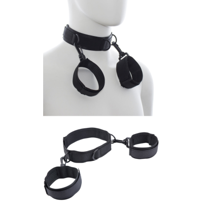 OHMAMA NYLON HANDCUFFS AND COLLAR