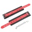 OHMAMA WRIST CUFFS WITH A LOCK RED/BLACK