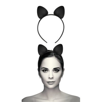 COQUETTE HEADBAND WITH CAT EARS