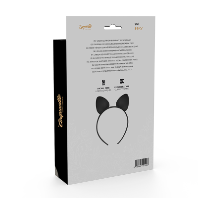 COQUETTE HEADBAND WITH CAT EARS