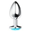 OHMAMA ANAL PLUG WITH BLUE CRYSTAL L
