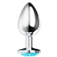 OHMAMA ANAL PLUG WITH BLUE CRYSTAL M