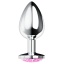 OHMAMA ANAL PLUG WITH PINK CRYSTAL M
