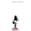 OHMAMA ANAL PLUG WITH PINK CRYSTAL M