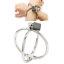 METAL HARD - CRISS CROSS HANDCUFF STAINLESS STEEL RESTRAINTS