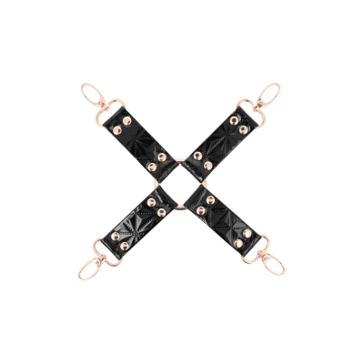 VEGAN LEATHER HOG TIE - BEGME BLACK EDITION