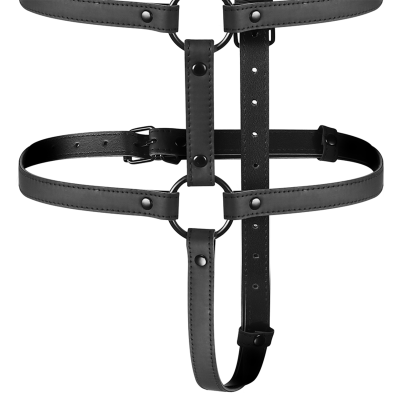 FETISH SUBMISSIVE TORSO BONDAGE HARNESS 7640