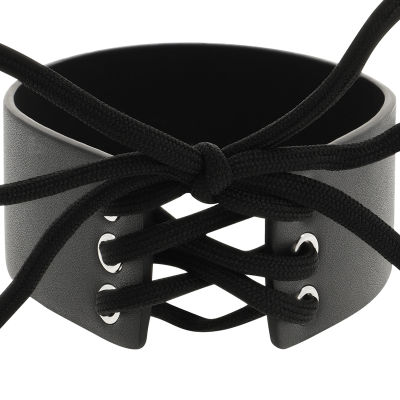 COQUETTE VEGAN LEATHER CHOKER