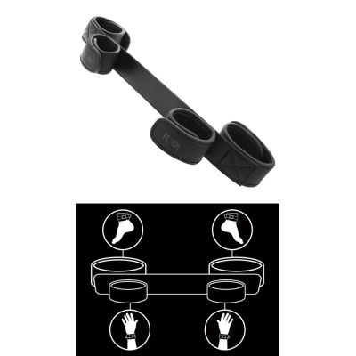FETISH SUBMISSIVE – SOFT NEOPRENE SPREADER BAR