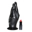 FISTING DILDO ALL BLACK 21CM