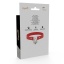 COQUETTE CHOKER WITH HEART-SHAPED LOCK AND KEY RED