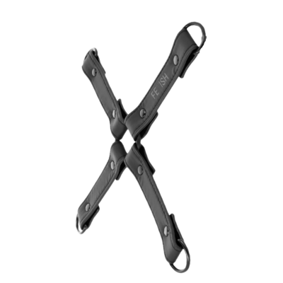Fetish submissive hogtie cross connection BDSM