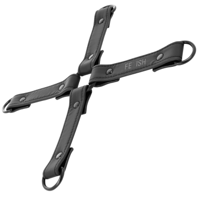 BDSM bondage accessories: vegan leather hogtie
