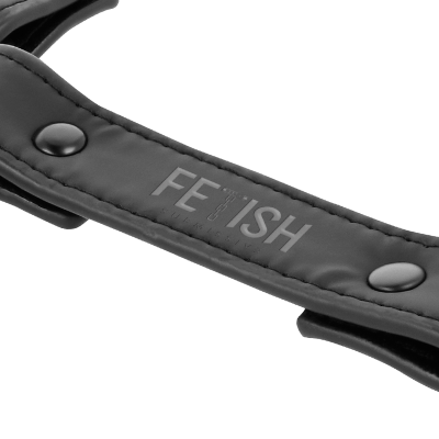 FETISH SUBMISSIVE neoprene and vegan leather hogtie cross