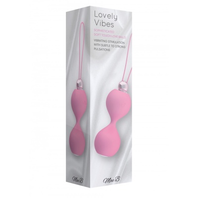 SOFT TOUCH VIBR LOVE BALLS PINK MAE B USB