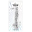 GET REAL CLEAR DILDO W/ BALLS 8''