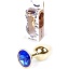 BOSS - GOLD PLUG DARK BLUE CRYSTAL S