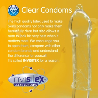 SKINS CONDOMS BANANA 4 PCS