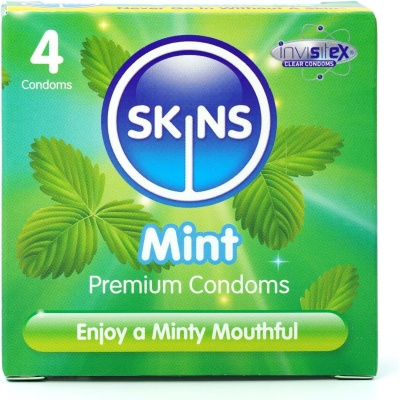SKINS CONDOMS MINT 4 PCS