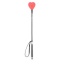 RIDING CROP HEART 54CM BLACK/RED