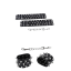 SPIKED WRIST RESTRAINTS BLACK