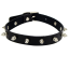 KINKY PLEASURE CHOKER WITH SPIKES BLACK