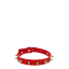 KINKY PLEASURE CHOKER WITH SPIKES RED