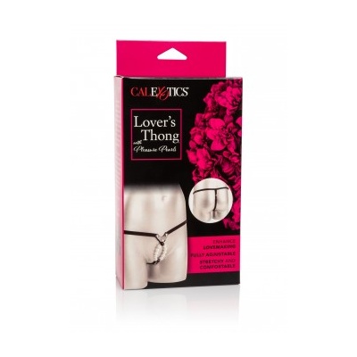 LOVER'S THONG W. PLEASURE PEARLS
